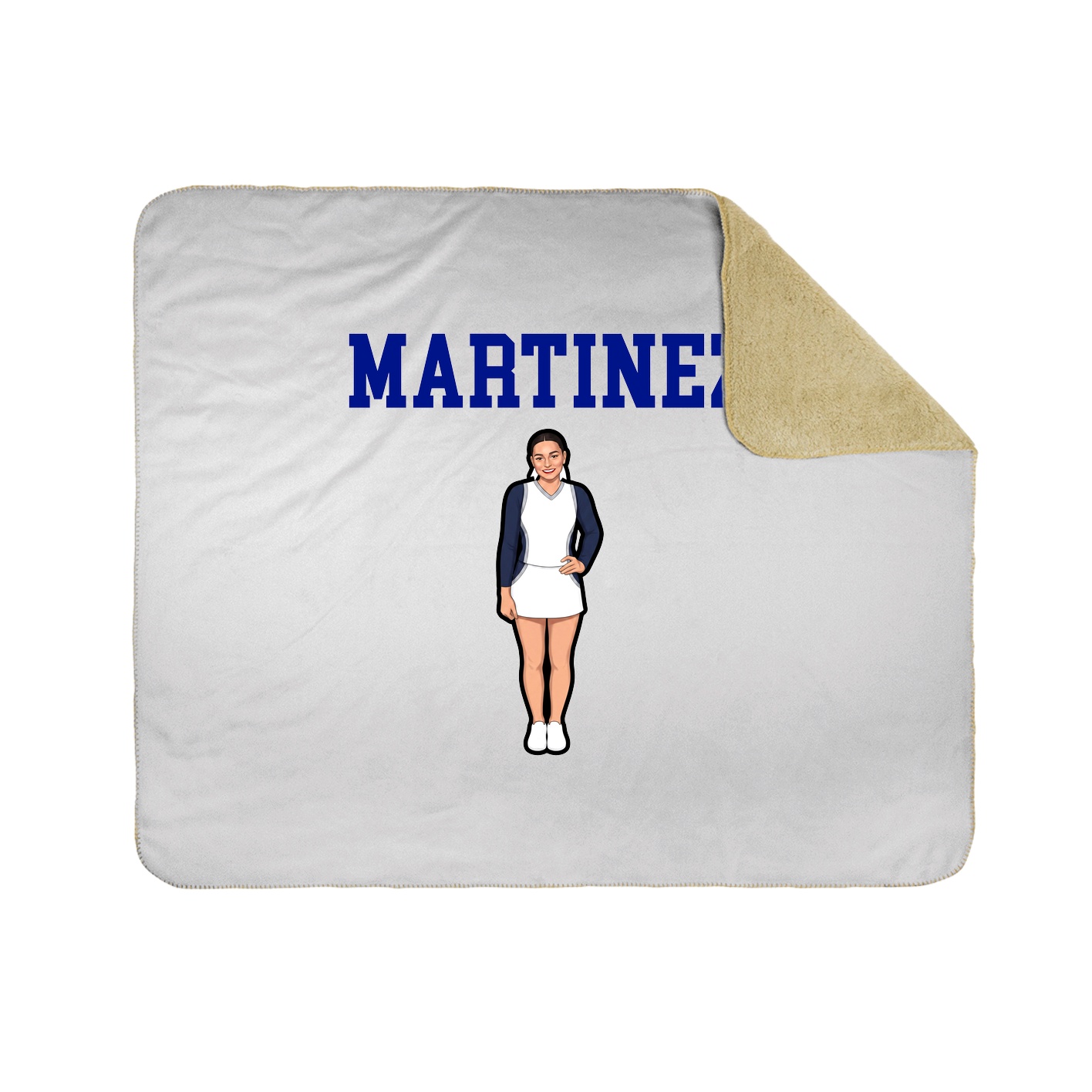 Throw Blanket — Shirsey in White