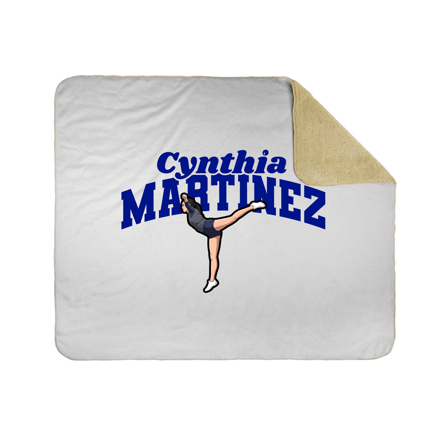 Throw Blanket — Signature Arch in White