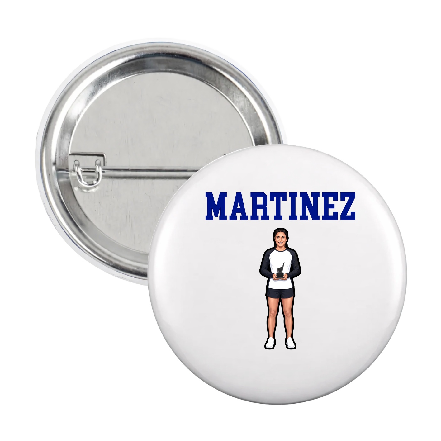 Game Day Button — Shirsey in White