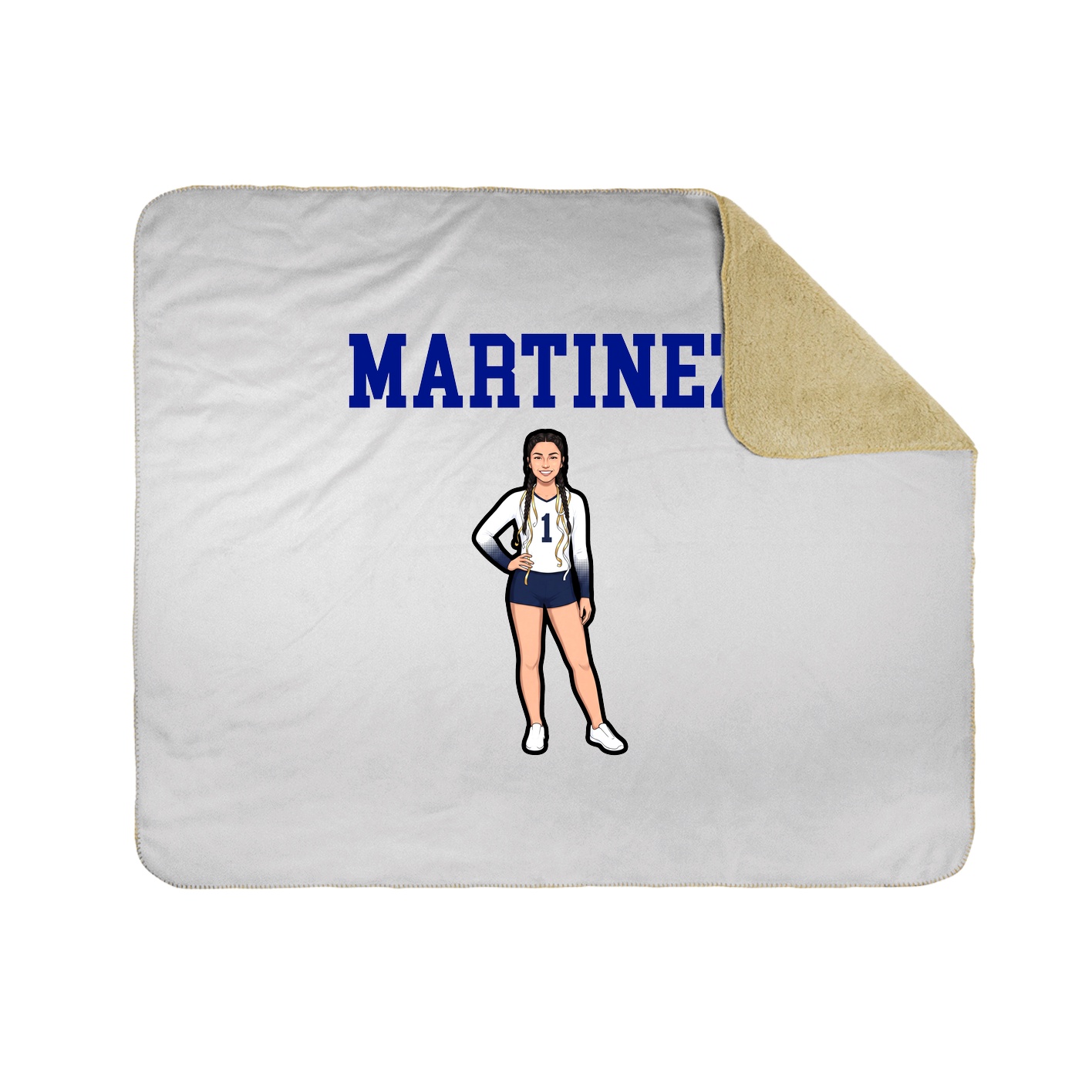 Throw Blanket — Shirsey in White