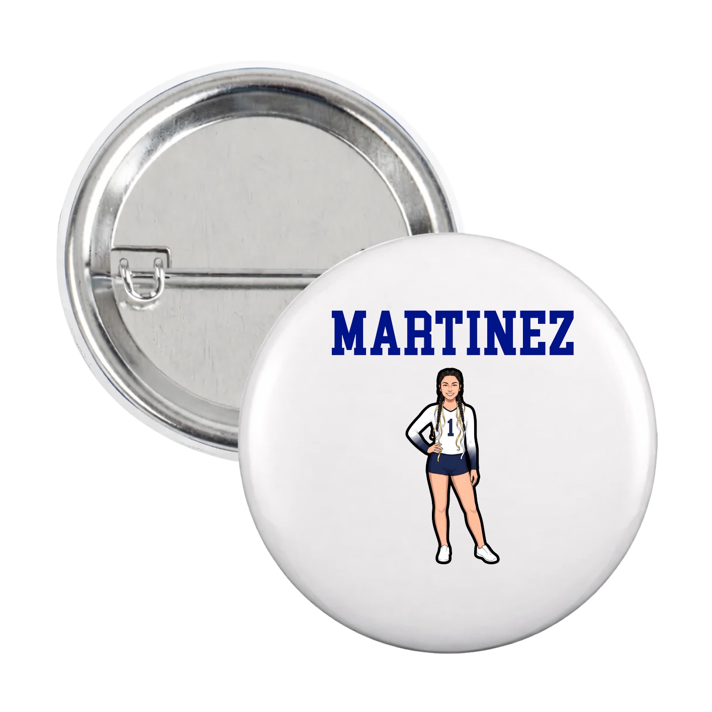 Game Day Button — Shirsey in White
