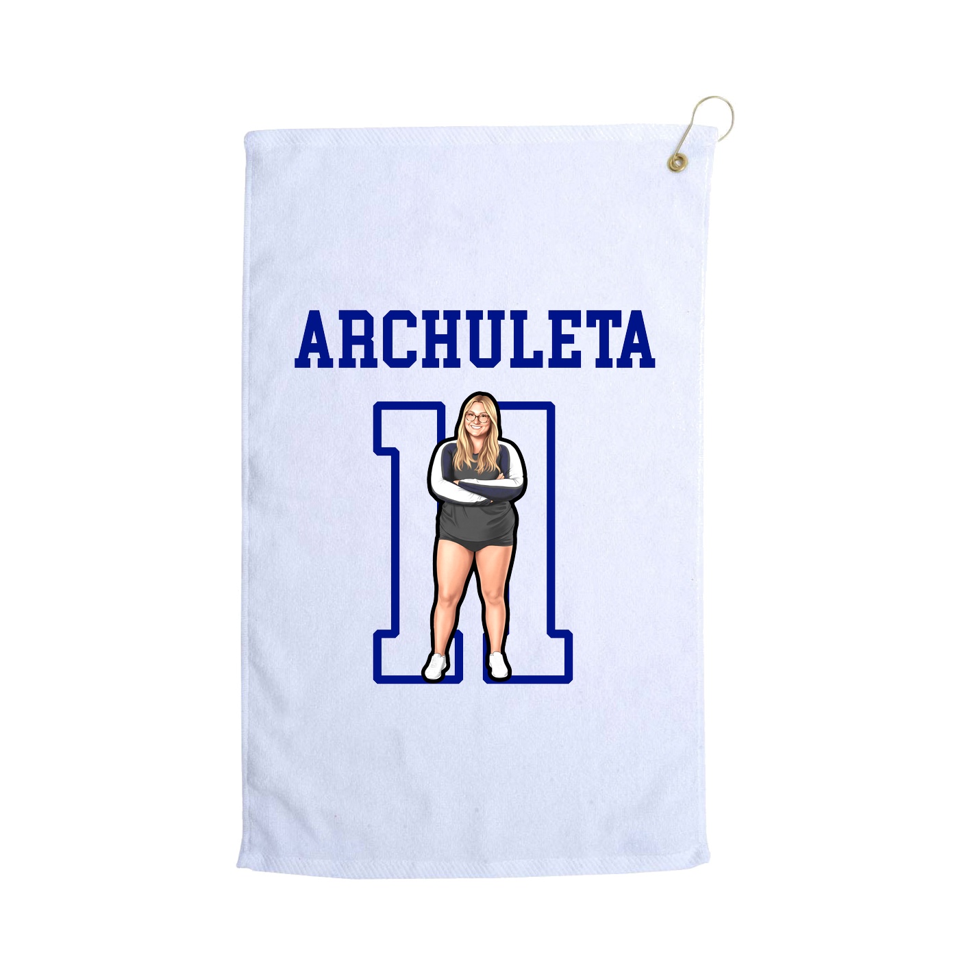 Golf Towel — Shirsey in White