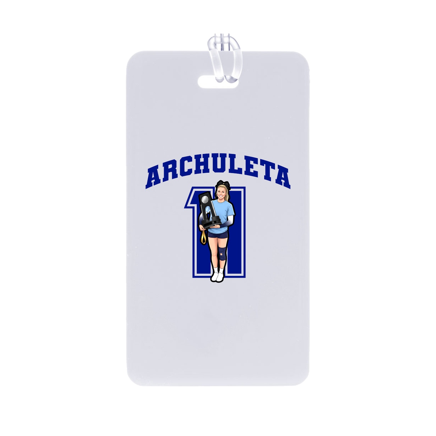 Bag Tag — Number in Classic
