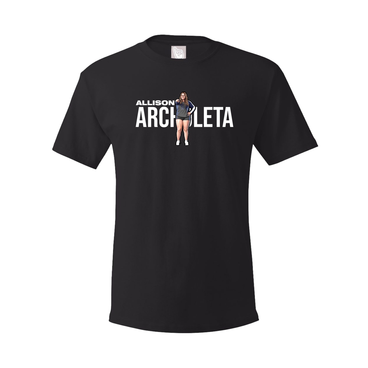 Tee — Player Name in Black