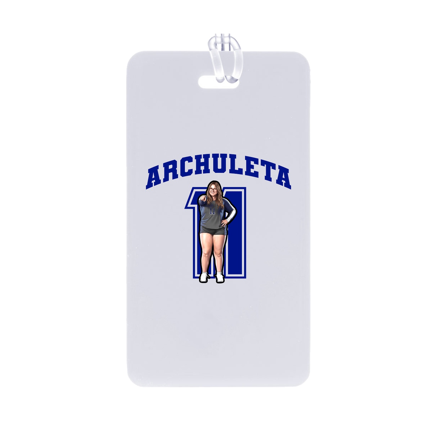 Bag Tag — Number in Classic