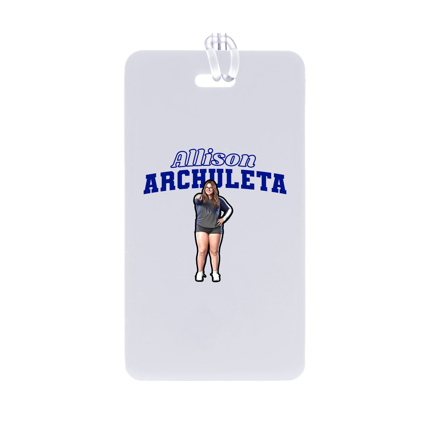 Bag Tag — Name Arch in Classic