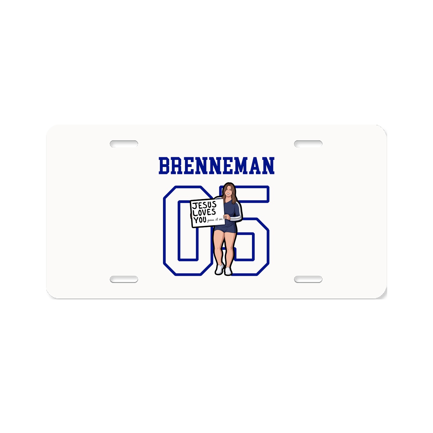 License Plate — Shirsey in Classic