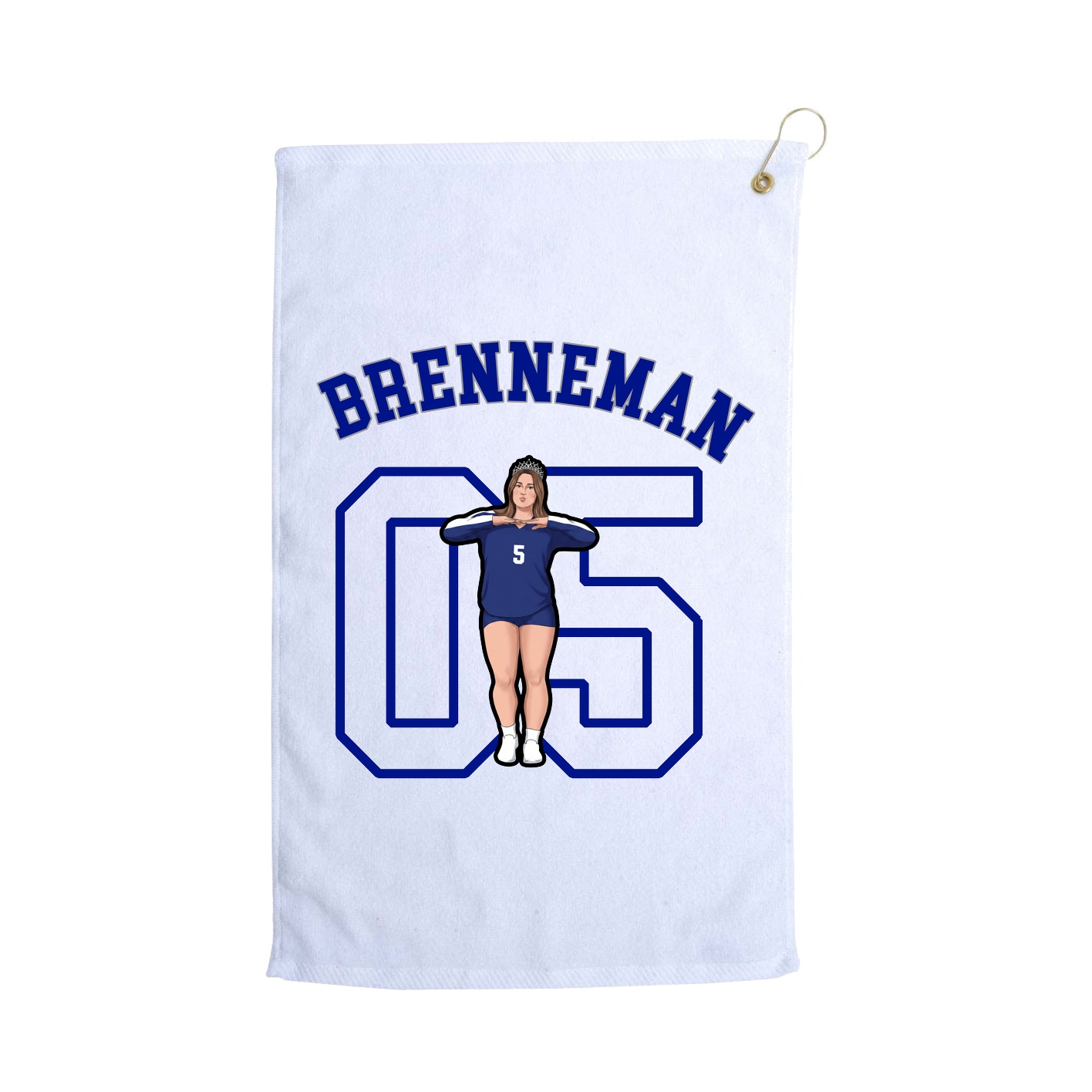 Golf Towel — Shirsey Arch in White