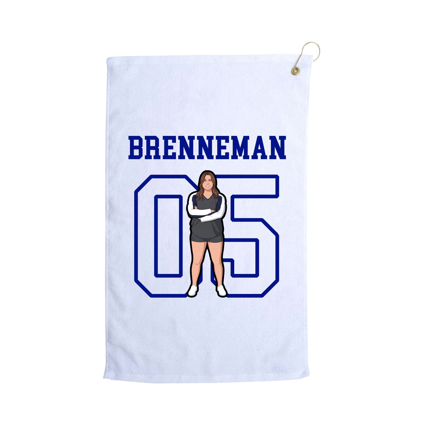 Golf Towel — Shirsey in White