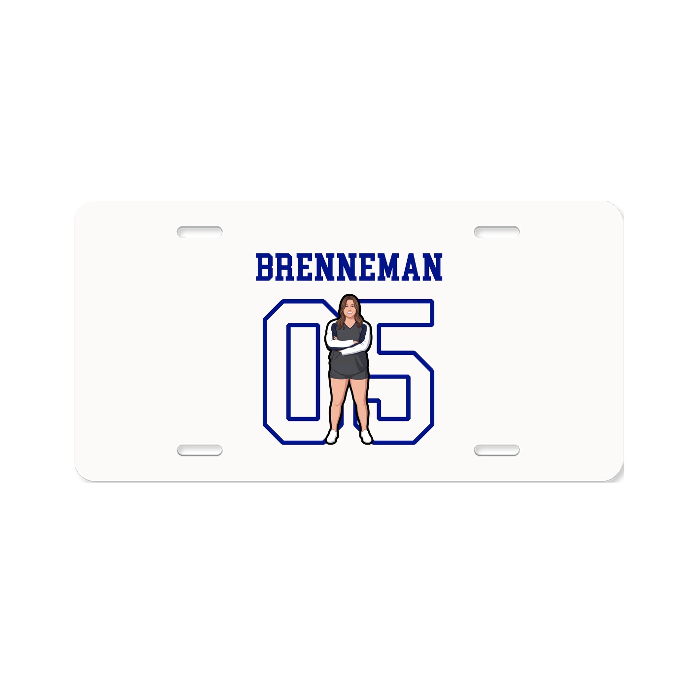 License Plate — Shirsey in Classic
