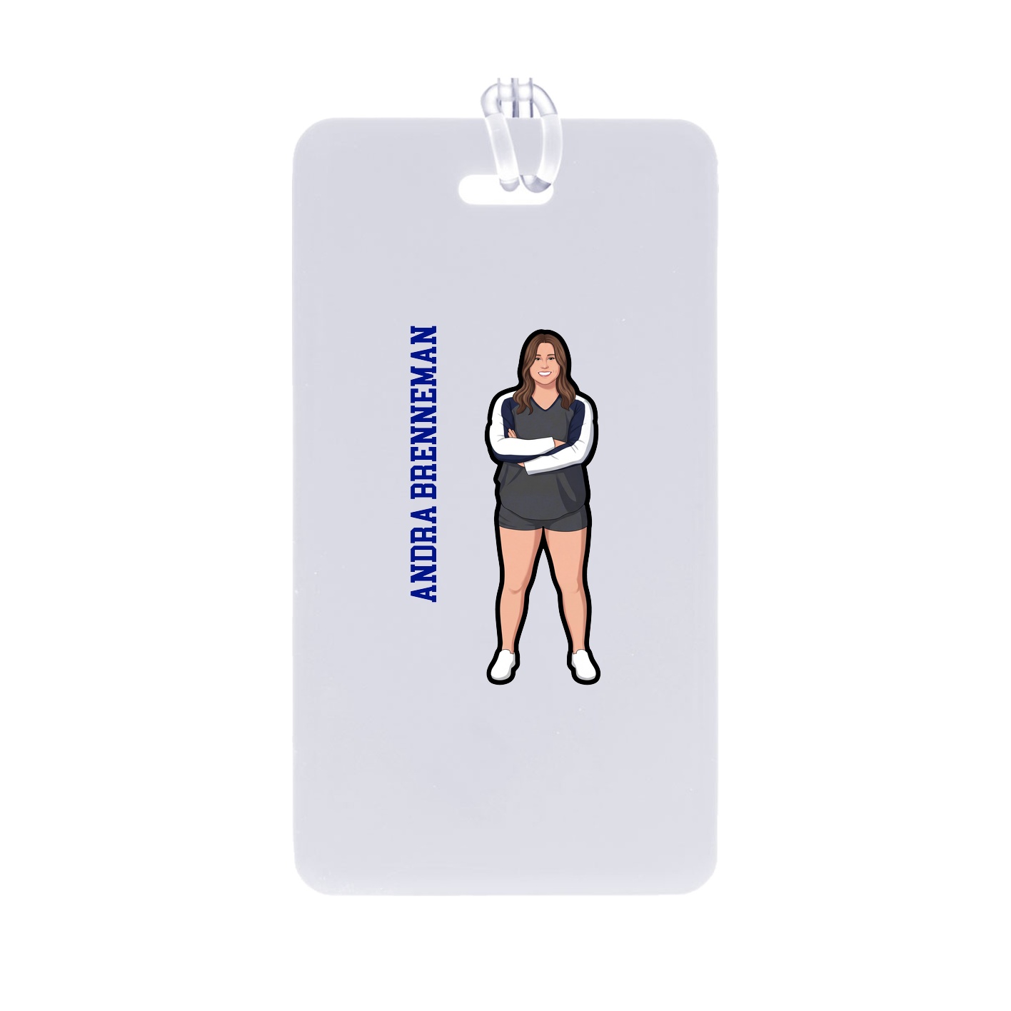 Bag Tag — Name Vertical in Classic
