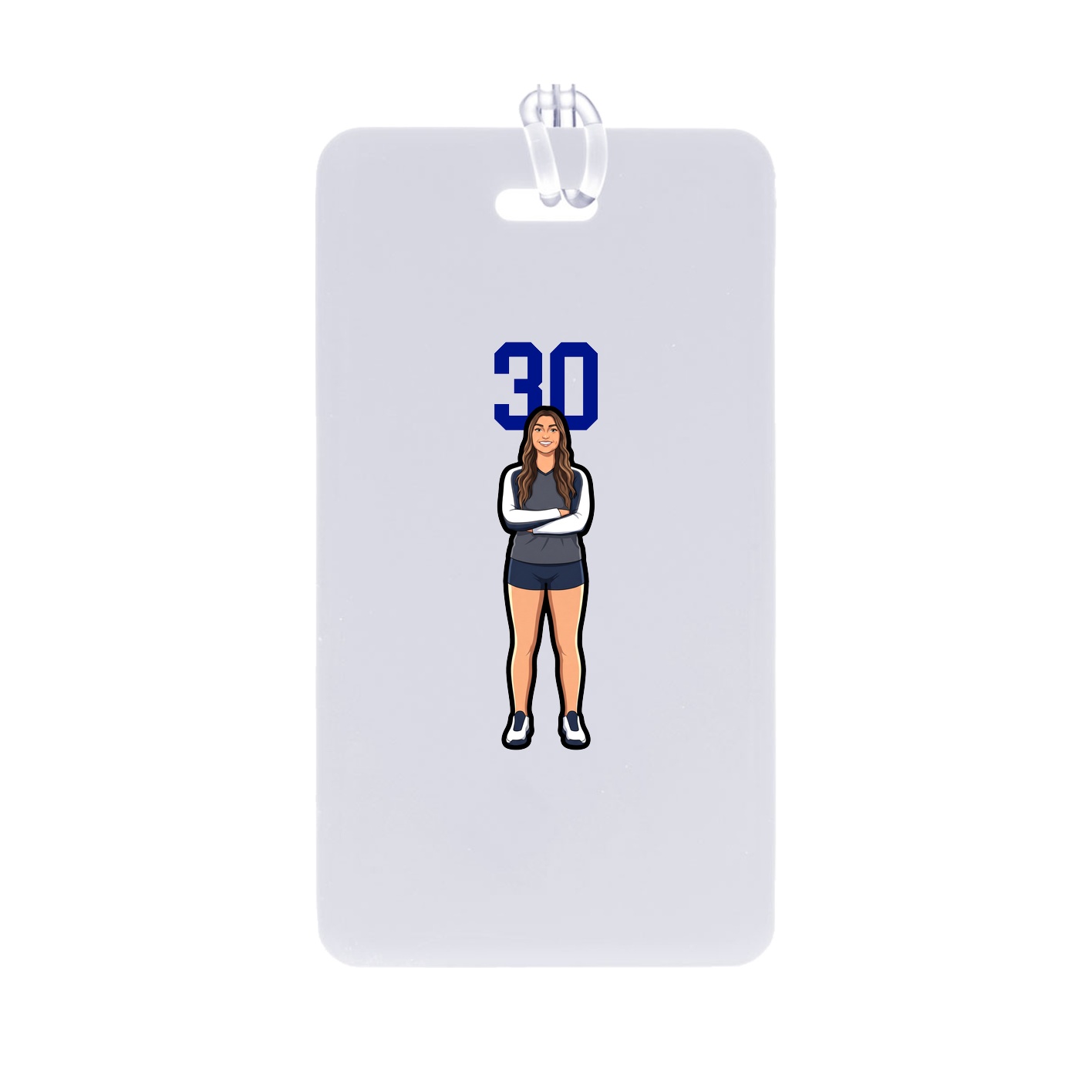 Bag Tag — Number Top in Classic
