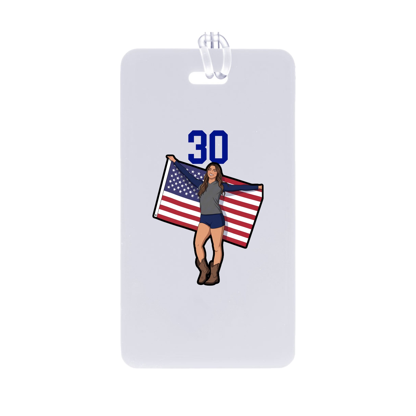 Bag Tag — Number Top in Classic