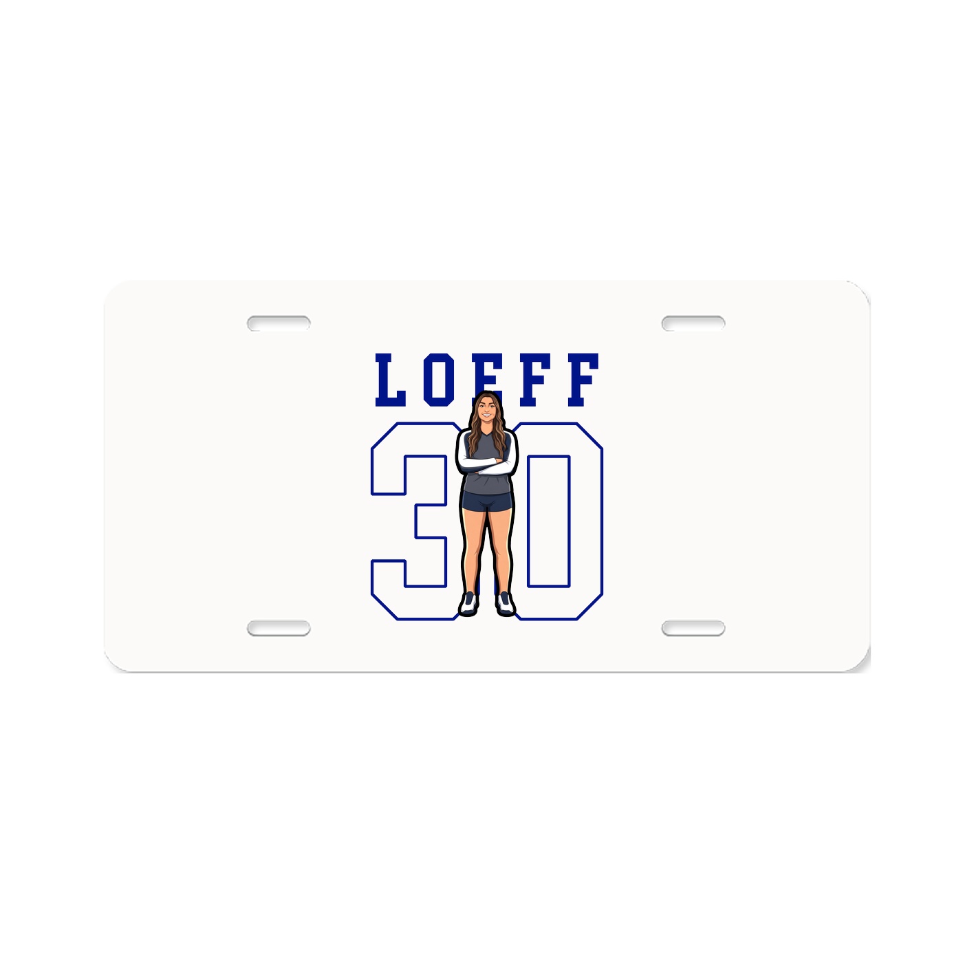 License Plate — Shirsey in Classic