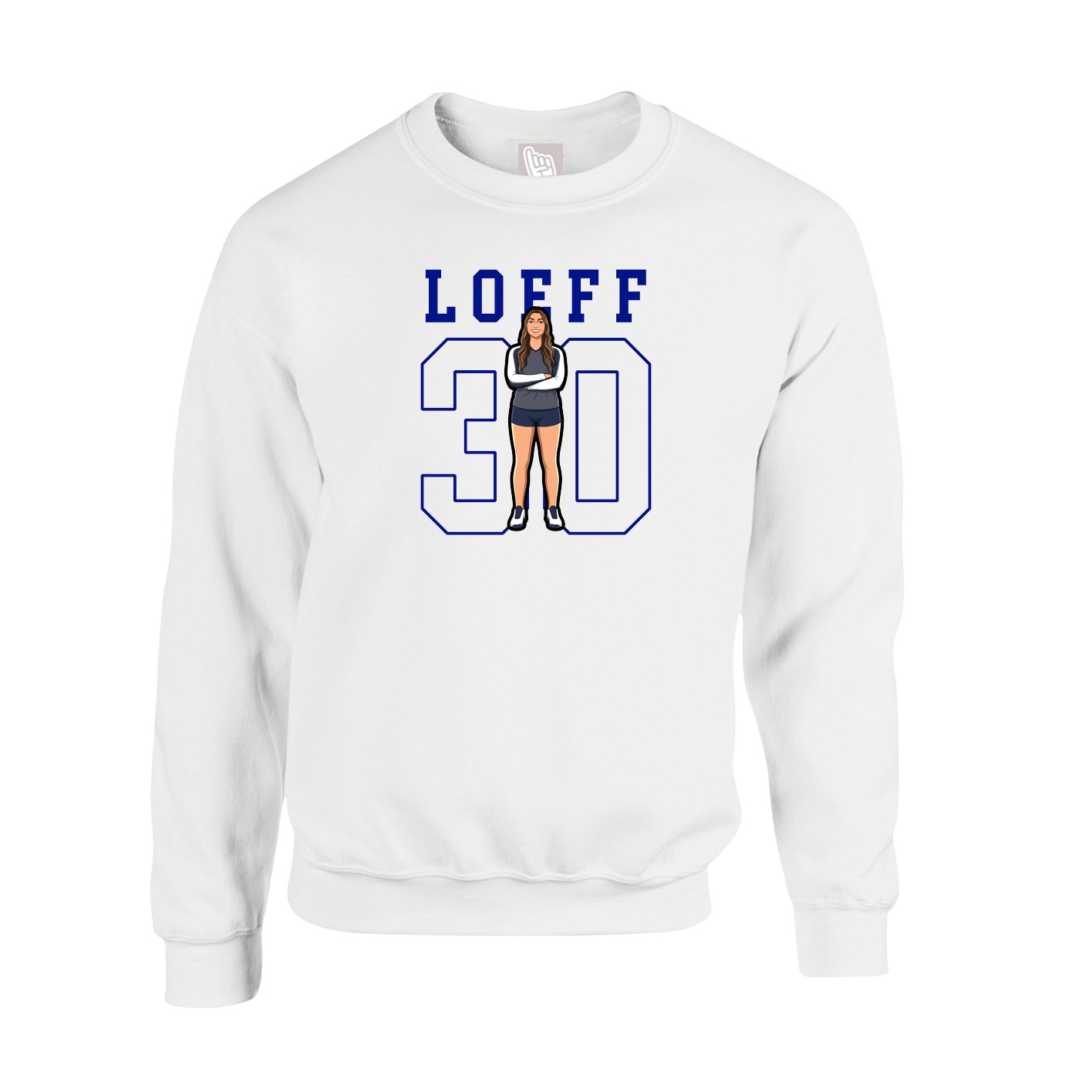 Fleece Crew — Shirsey in White
