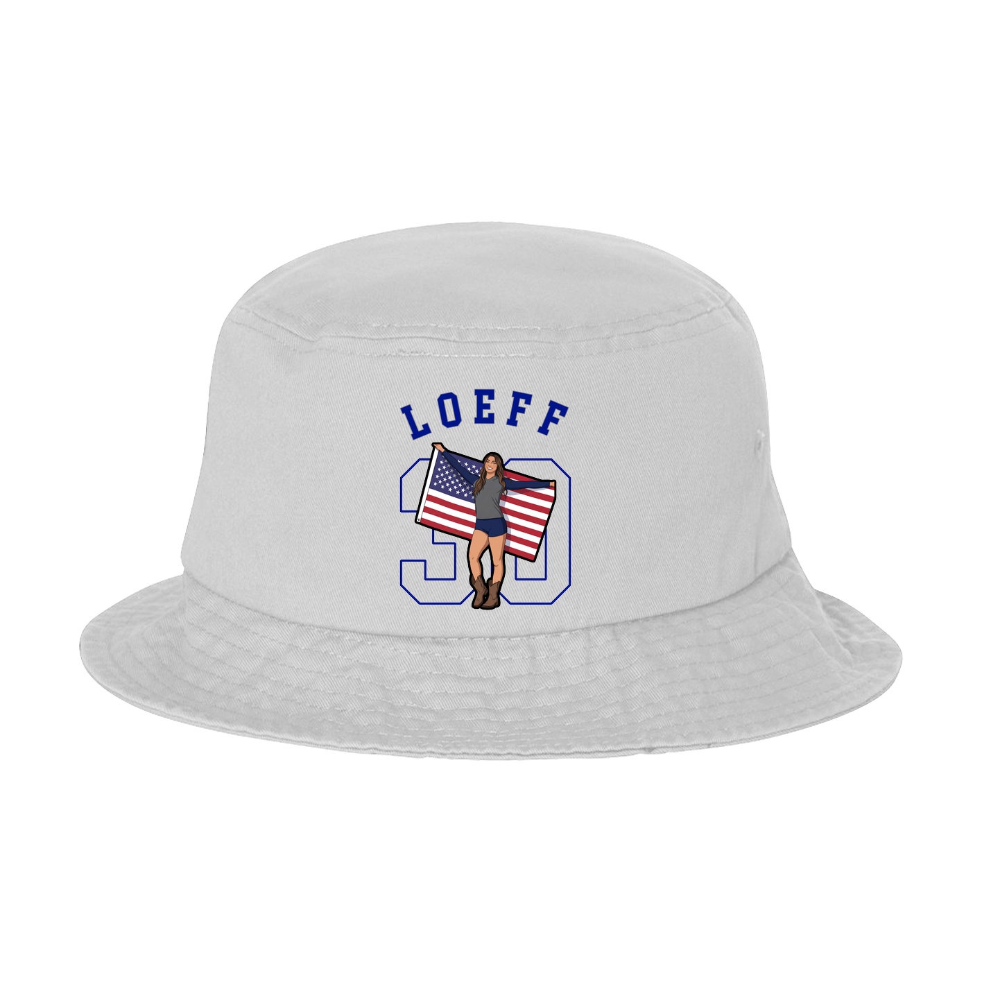 Bucket Cap — Shirsey Arch in White