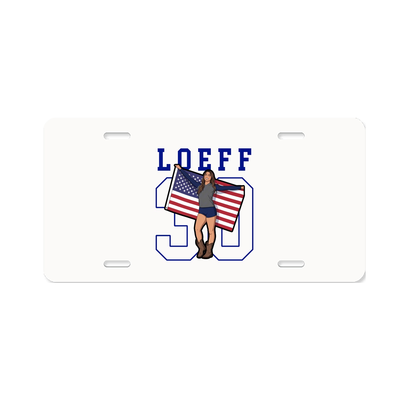 License Plate — Shirsey in Classic