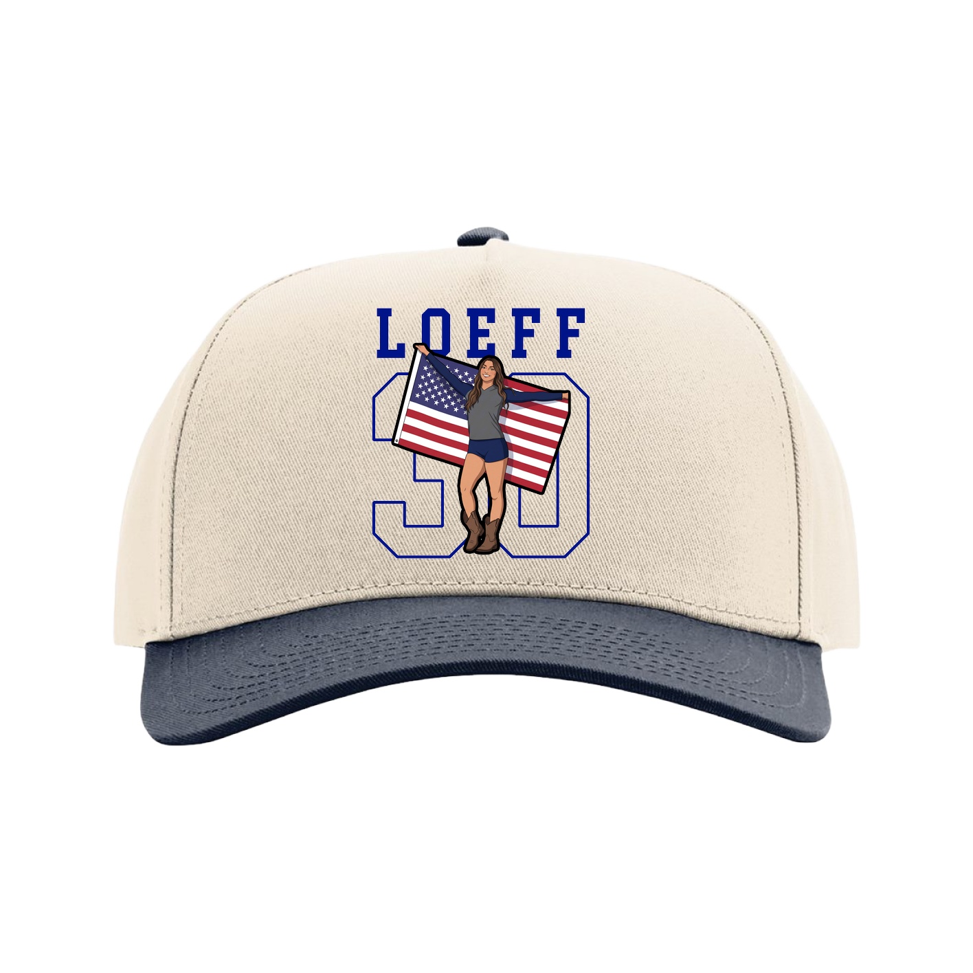 Full Fabric Five-Panel Champ Cap