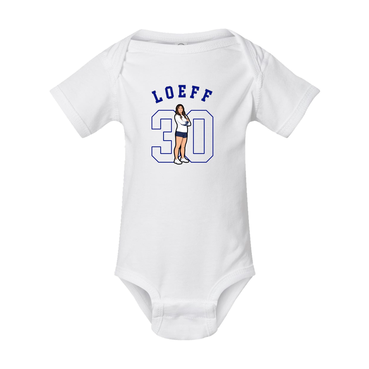 Baby Onesie — Shirsey Arch in White