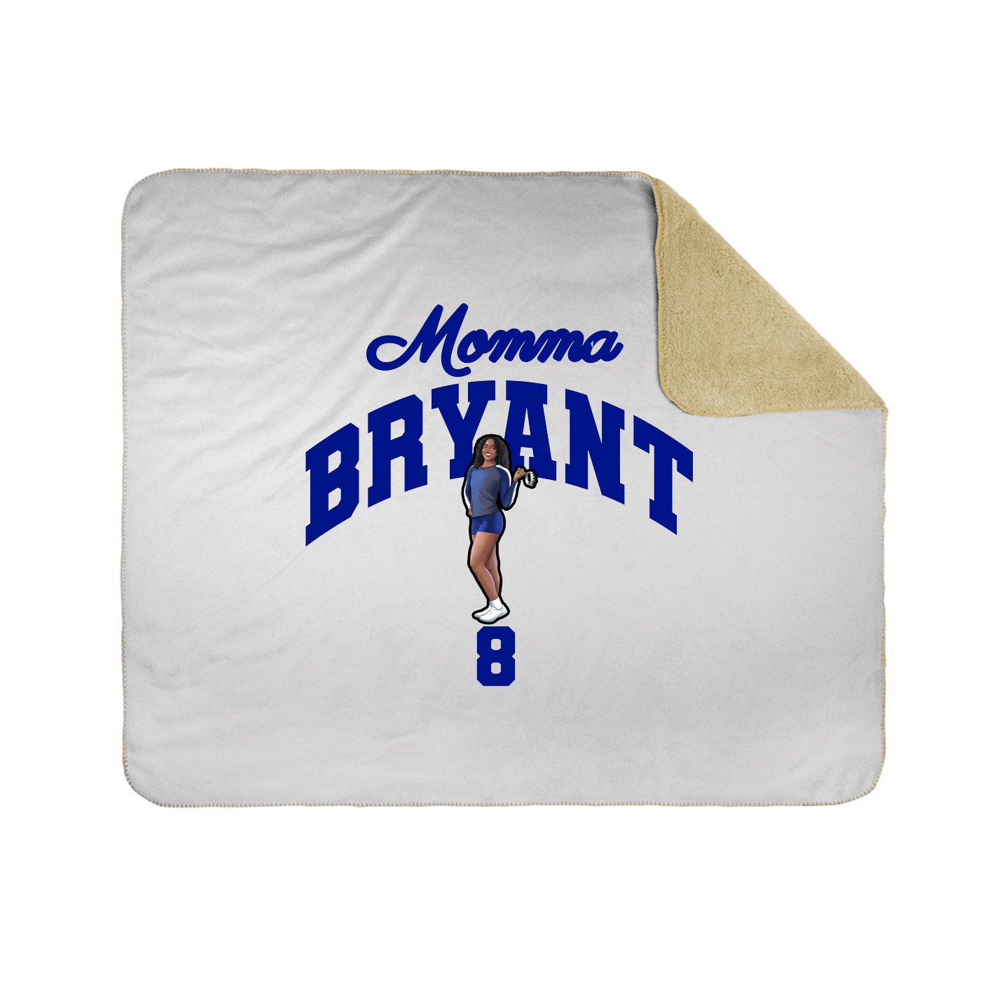 Throw Blanket — Mothers Day Arch in White