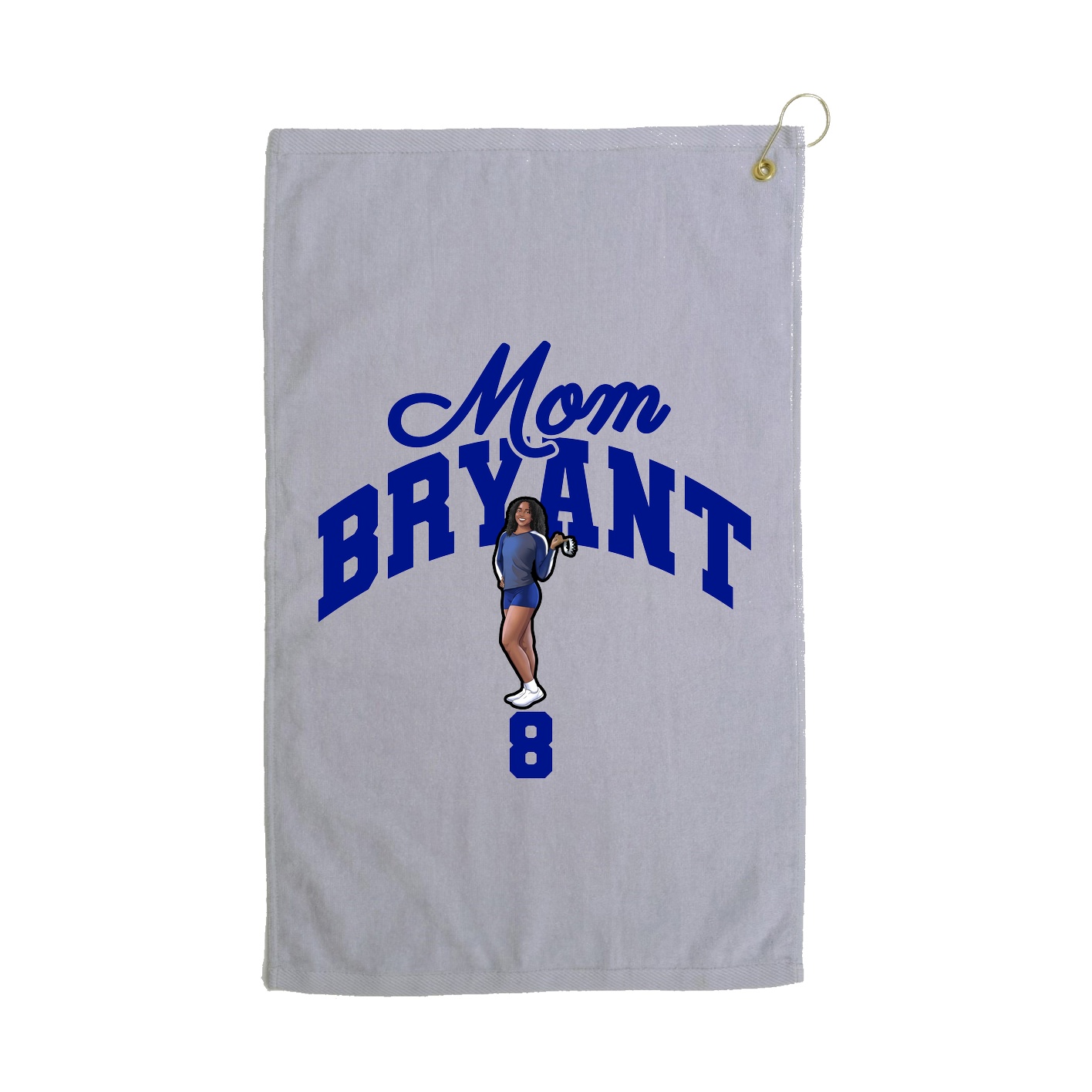 Golf Towel — Mothers Day Arch in Grey