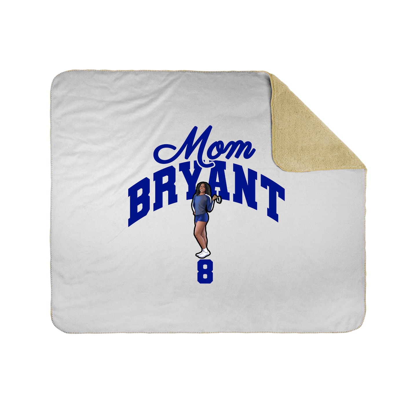 Throw Blanket — Mothers Day Arch in White