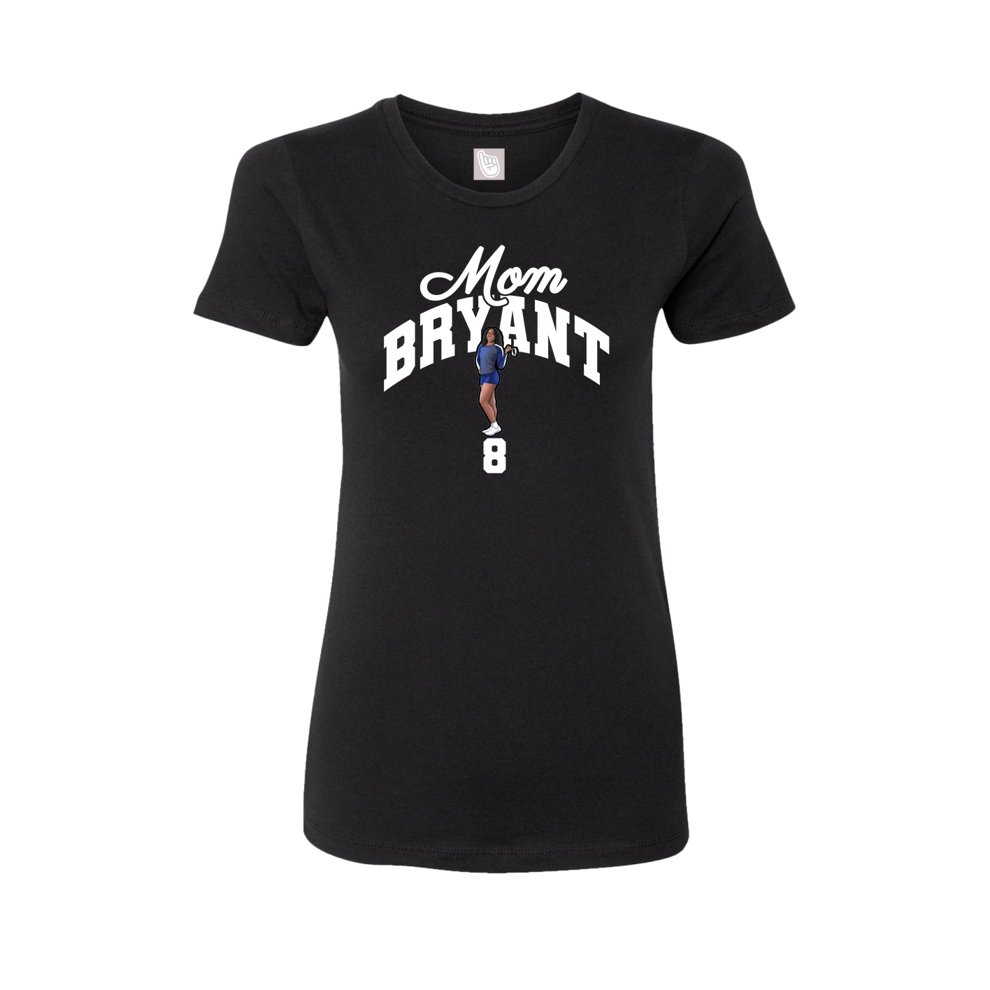 Womens Tee — Mothers Day Arch in Black