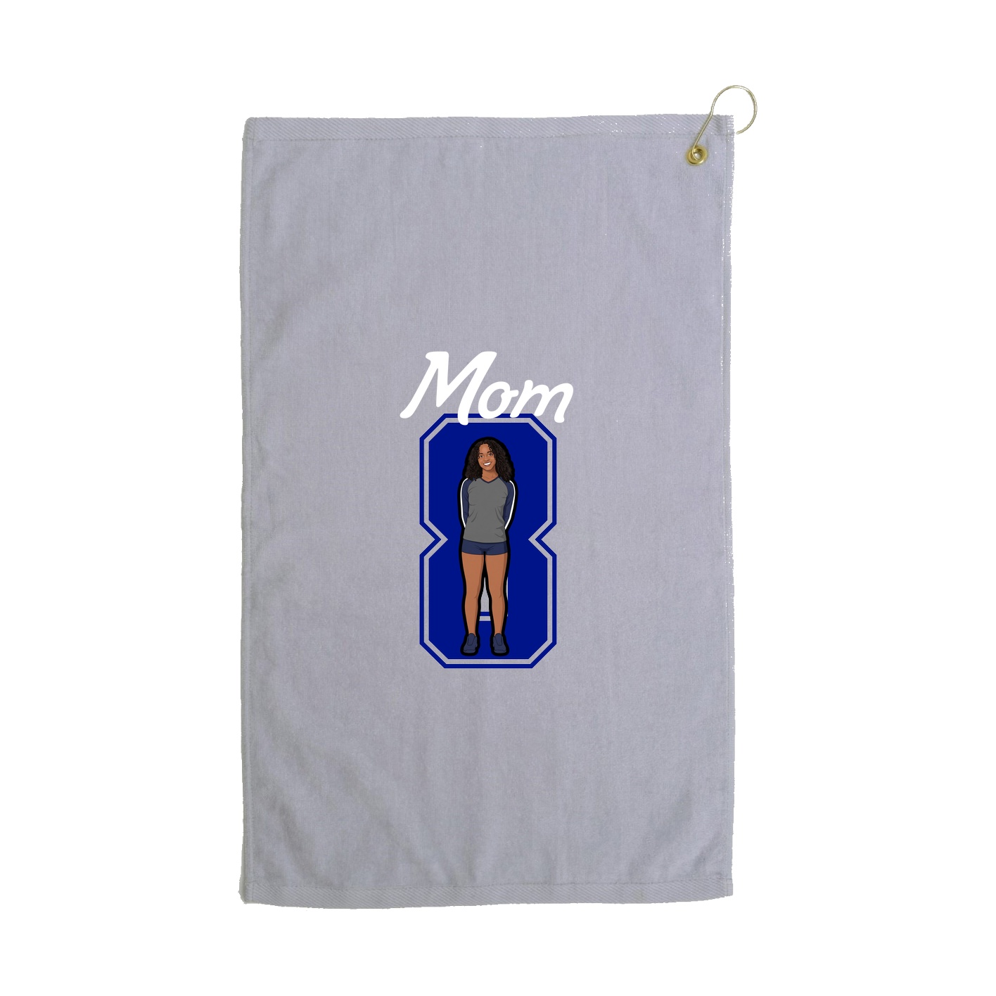 Golf Towel — Mothers Day Shirsey in Grey