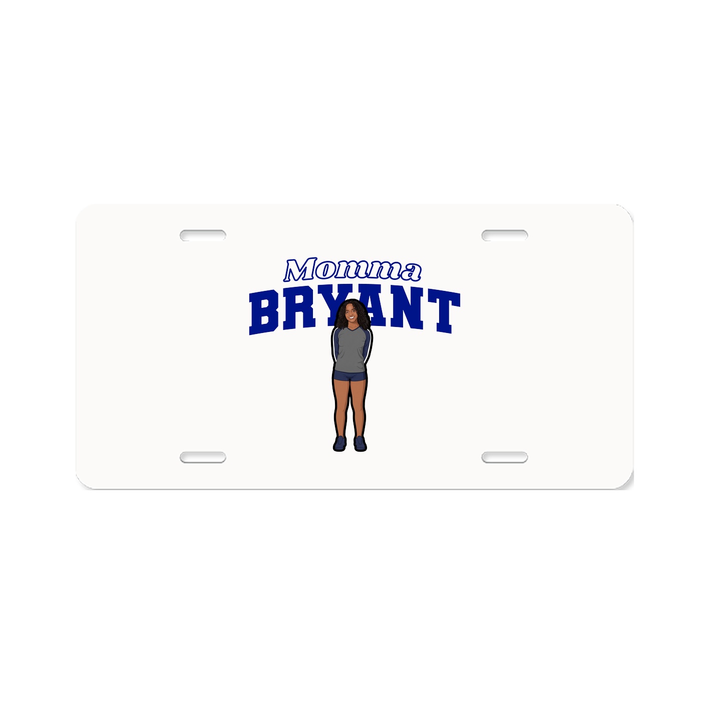 License Plate — Mothers Day Block in Classic