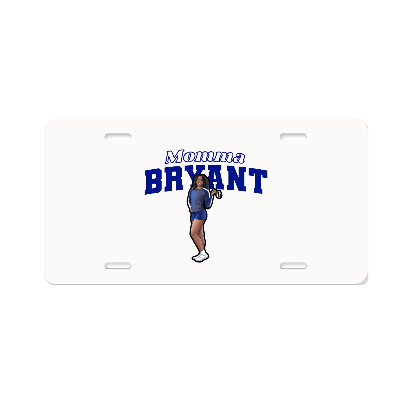 License Plate — Mothers Day Block in Classic