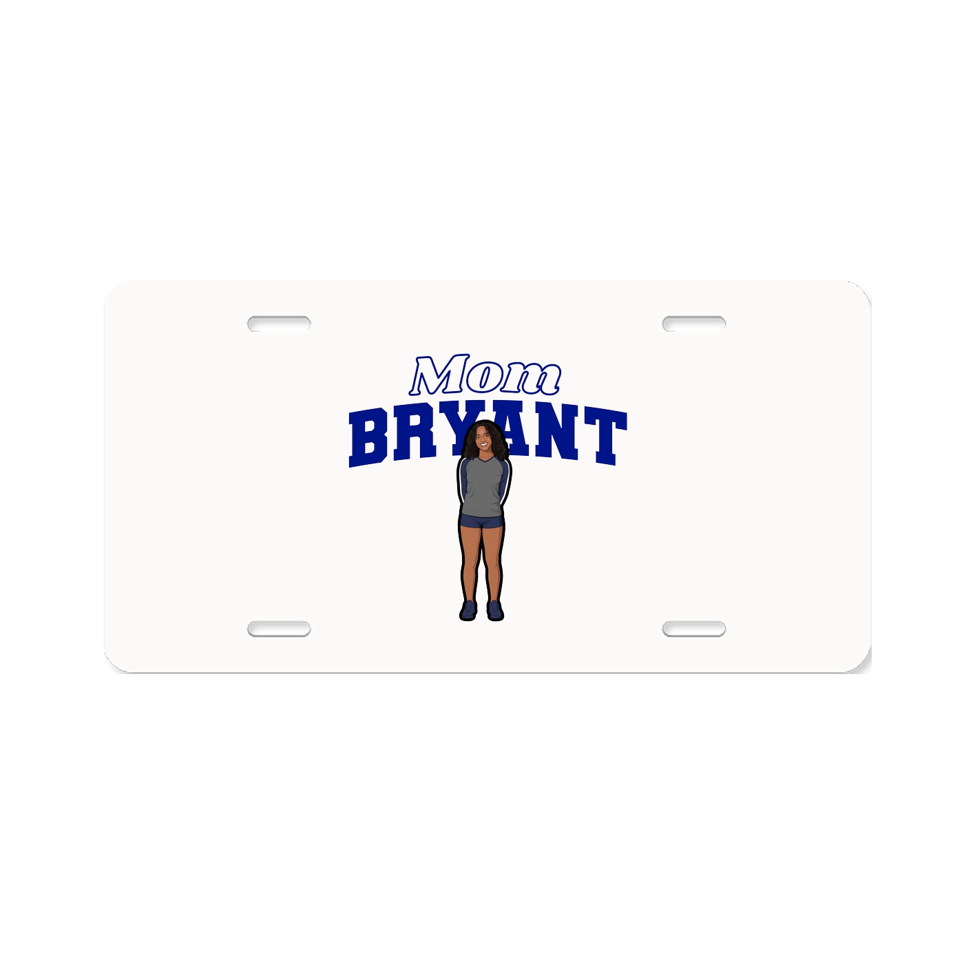 License Plate — Mothers Day Block in Classic