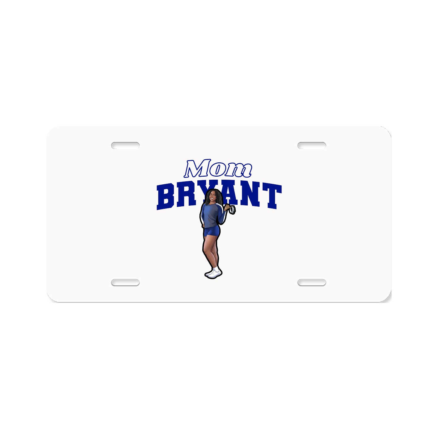 License Plate — Mothers Day Block in Classic