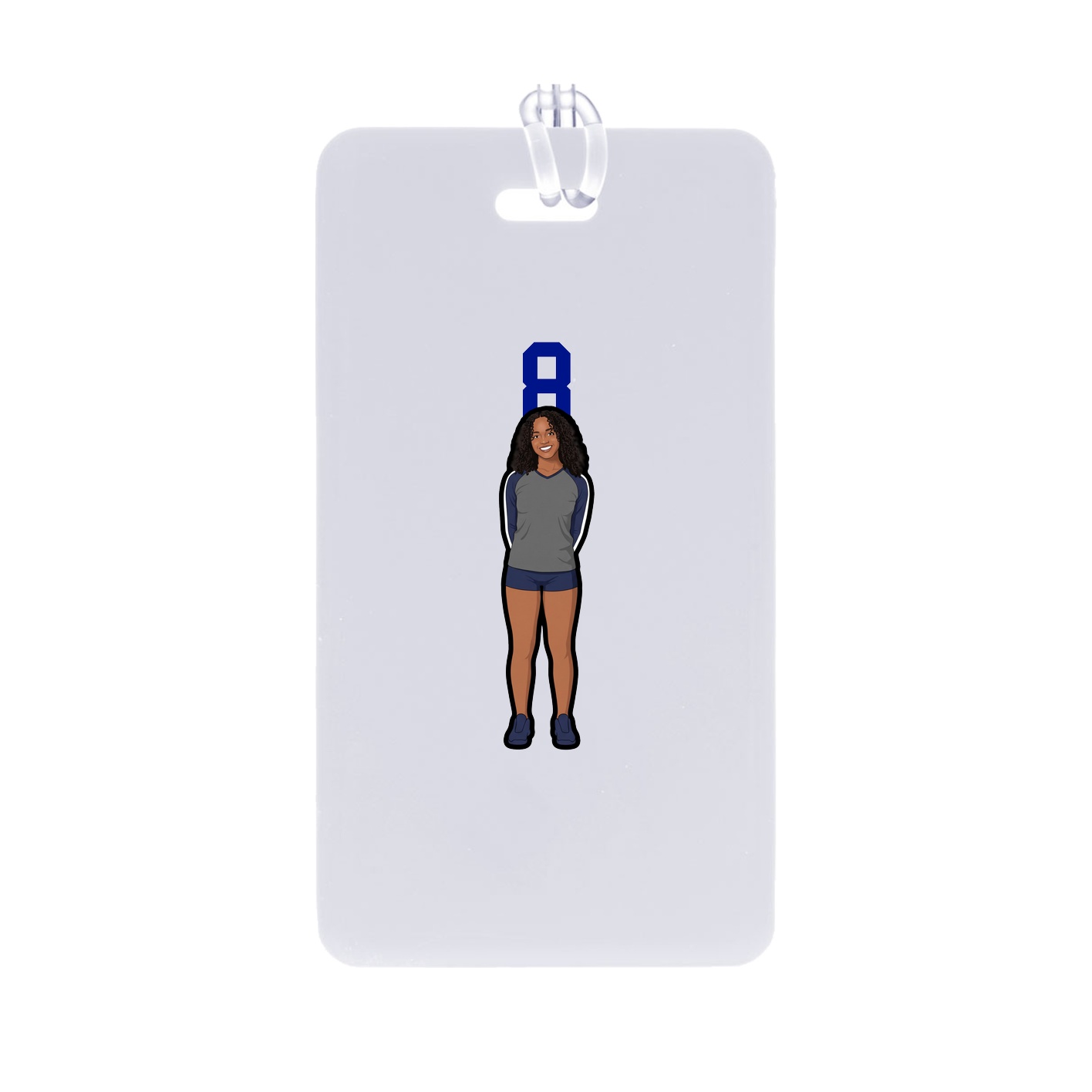 Bag Tag — Number Top in Classic