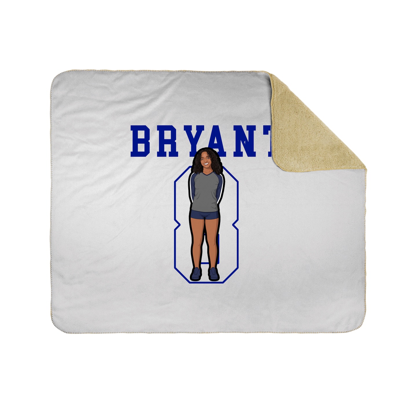 Throw Blanket — Shirsey in White