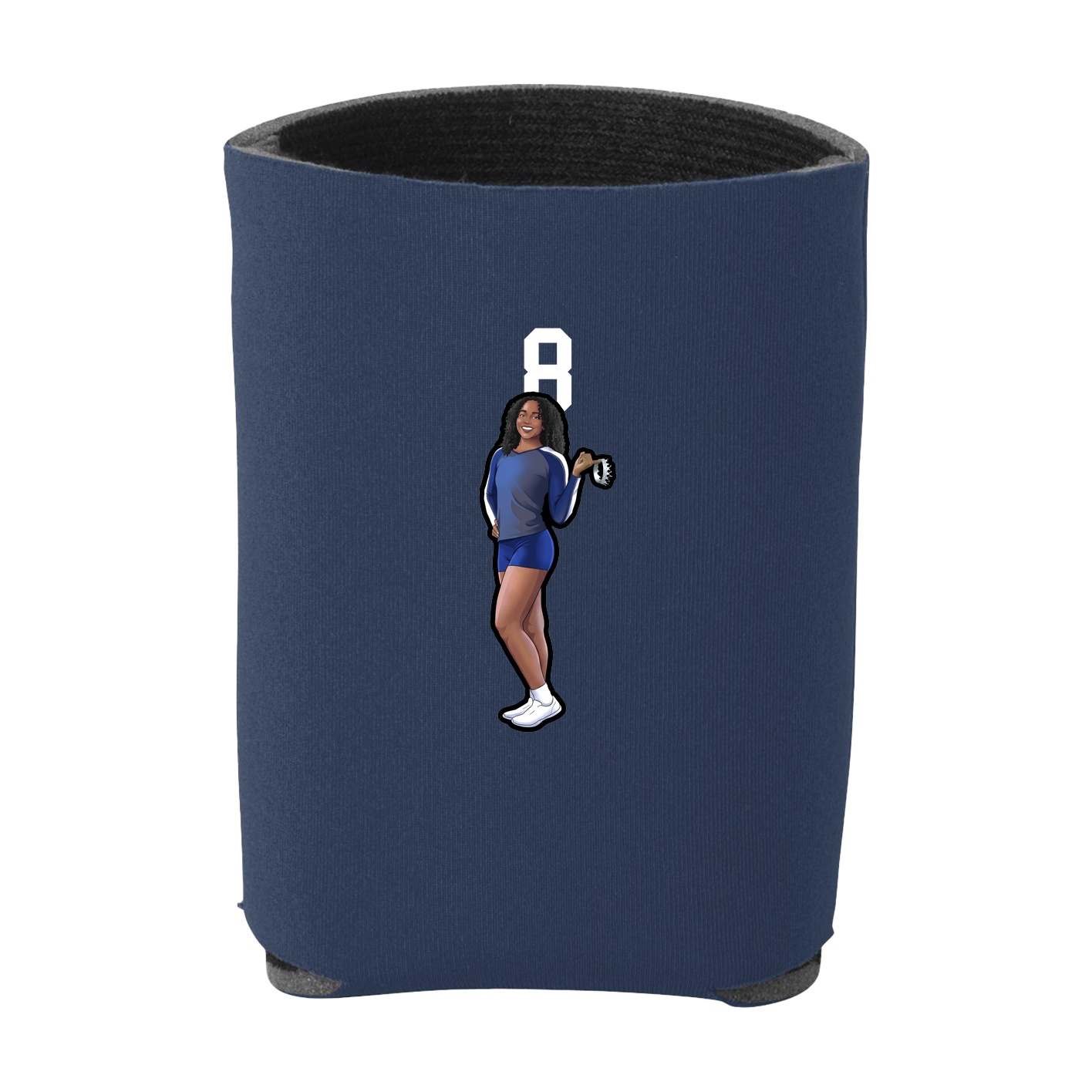 Can Holder — Number Top in Navy