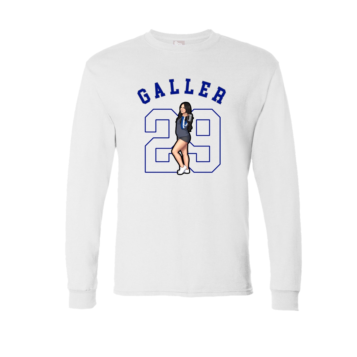 Long Sleeve Tee — Shirsey Arch in White