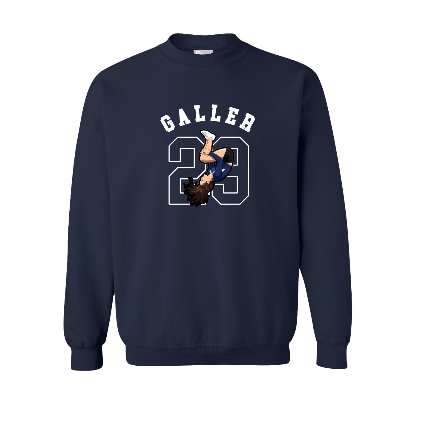 Fleece Crew — Shirsey Arch in Navy
