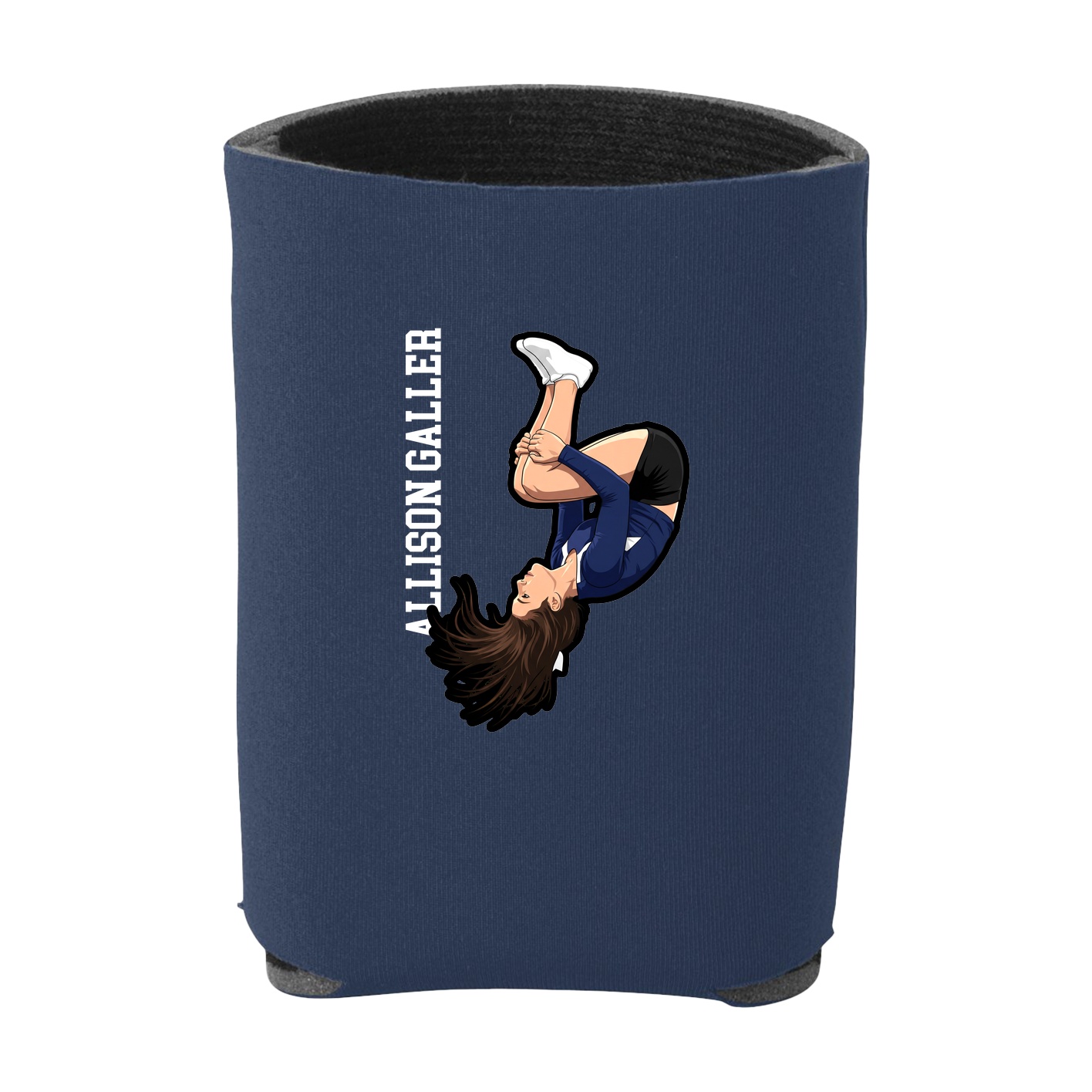 Can Holder — Name Vertical in Navy