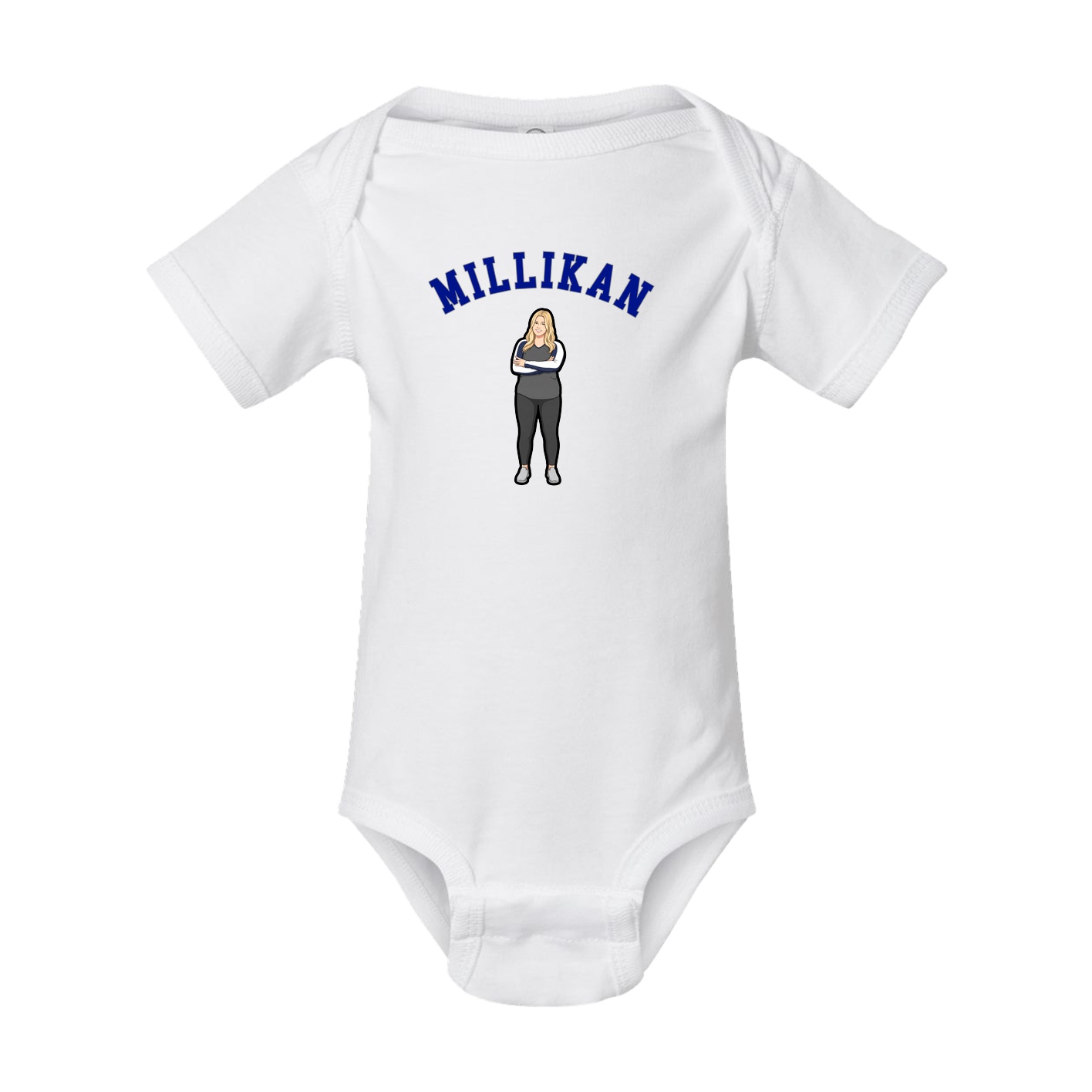 Baby Onesie — Shirsey Arch in White