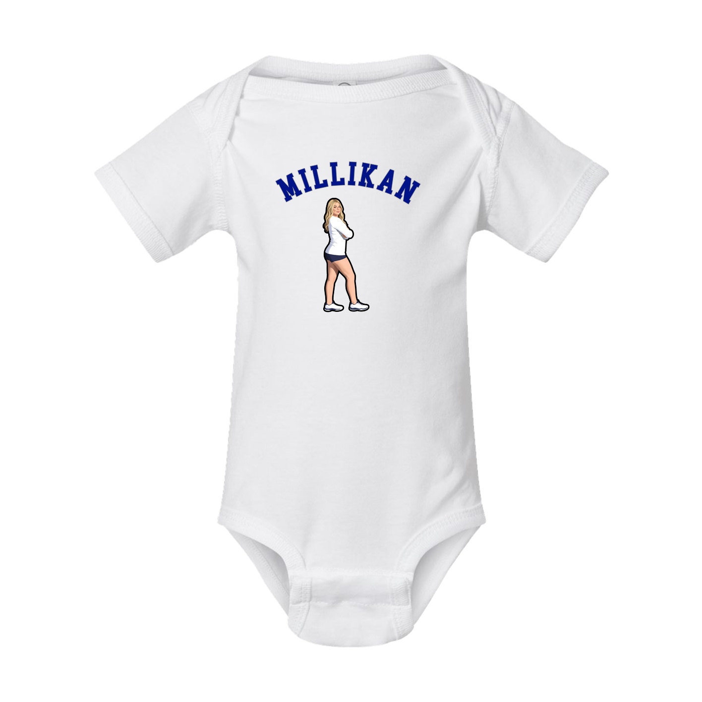 Baby Onesie — Shirsey Arch in White