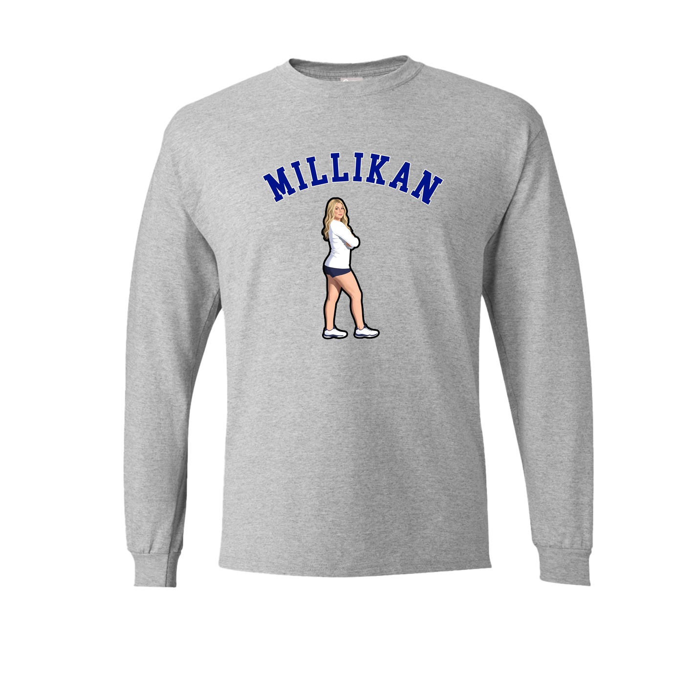 Long Sleeve Tee — Shirsey Arch in Grey