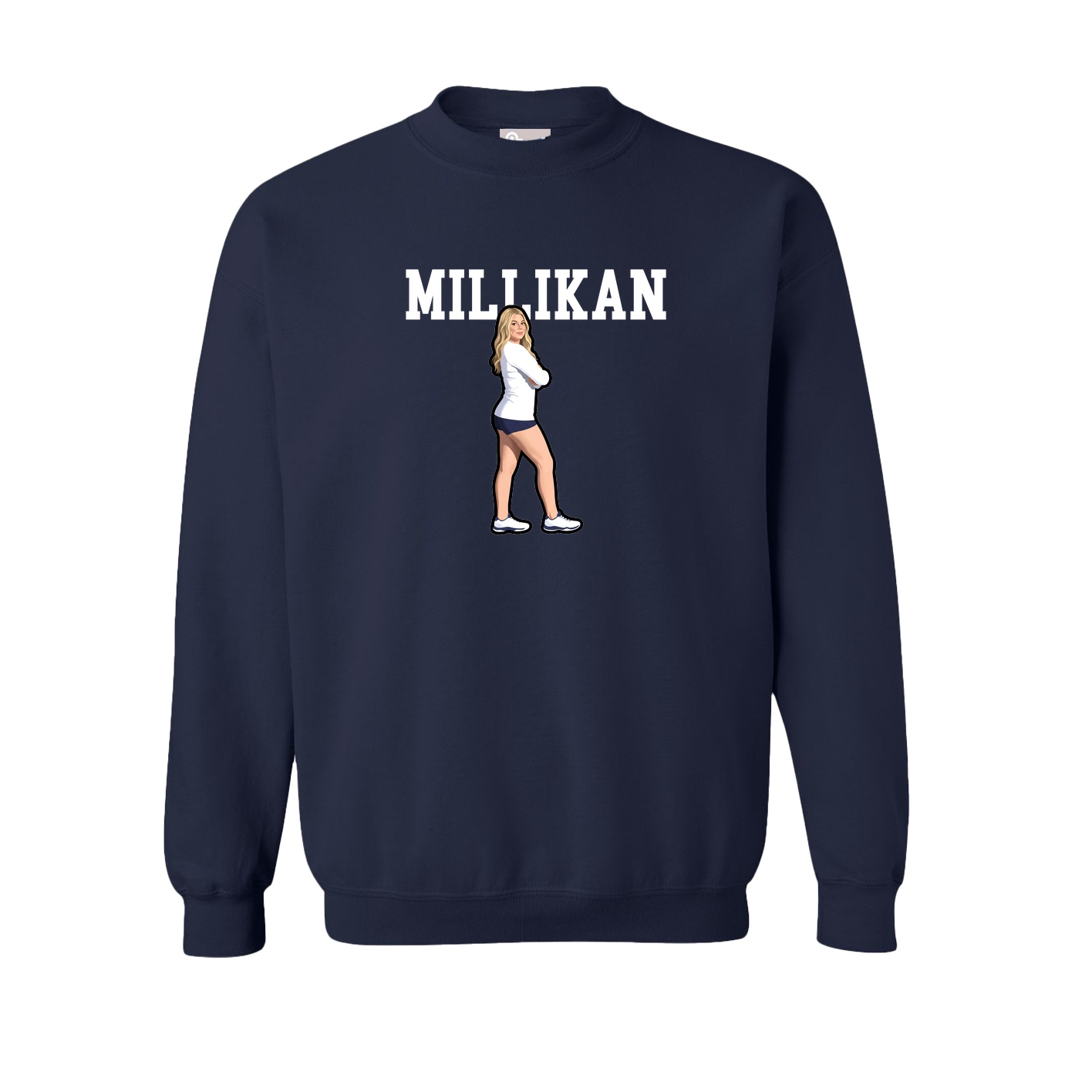 Fleece Crew — Shirsey in Navy