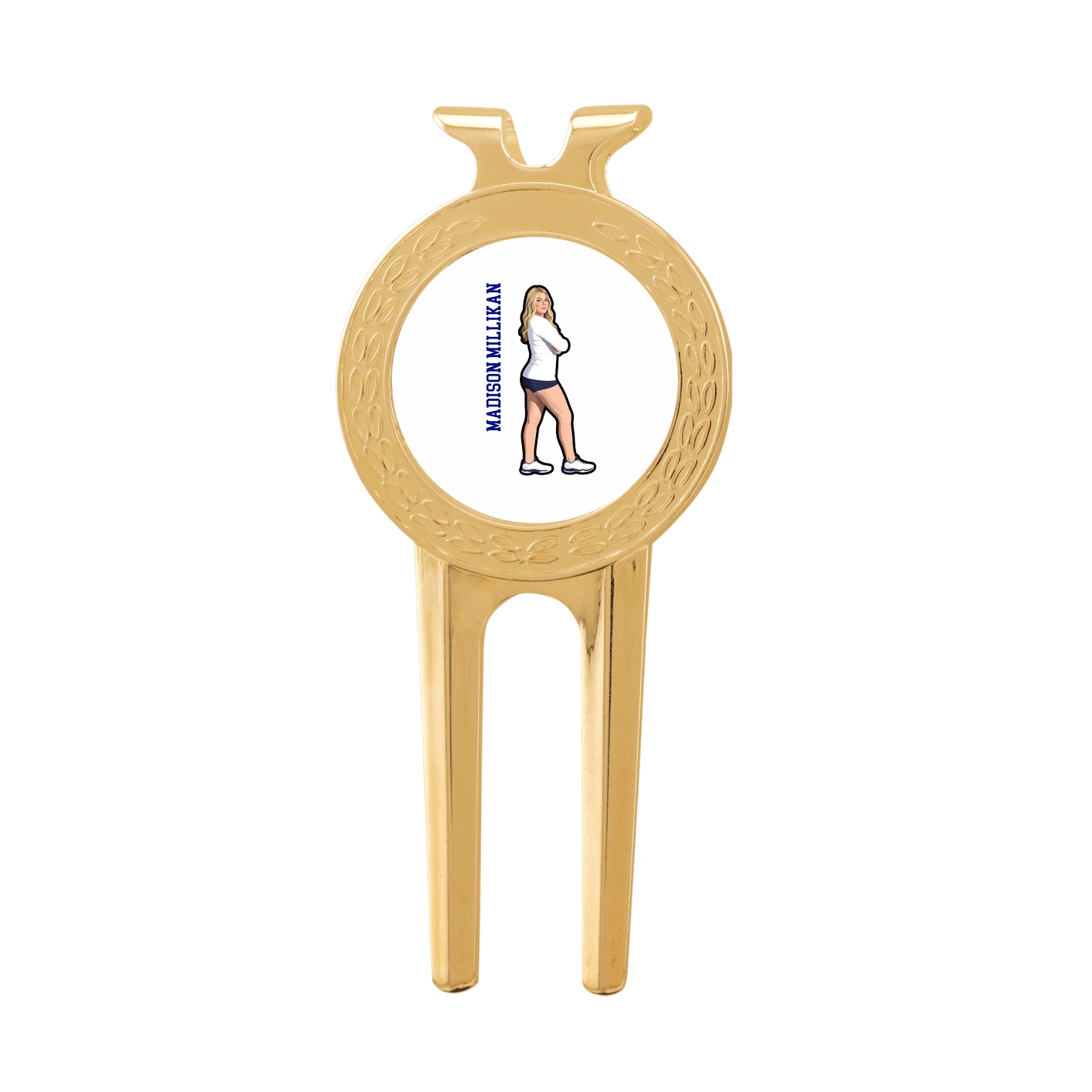 Divot Tool with Ball Marker — Name Vertical in Classic