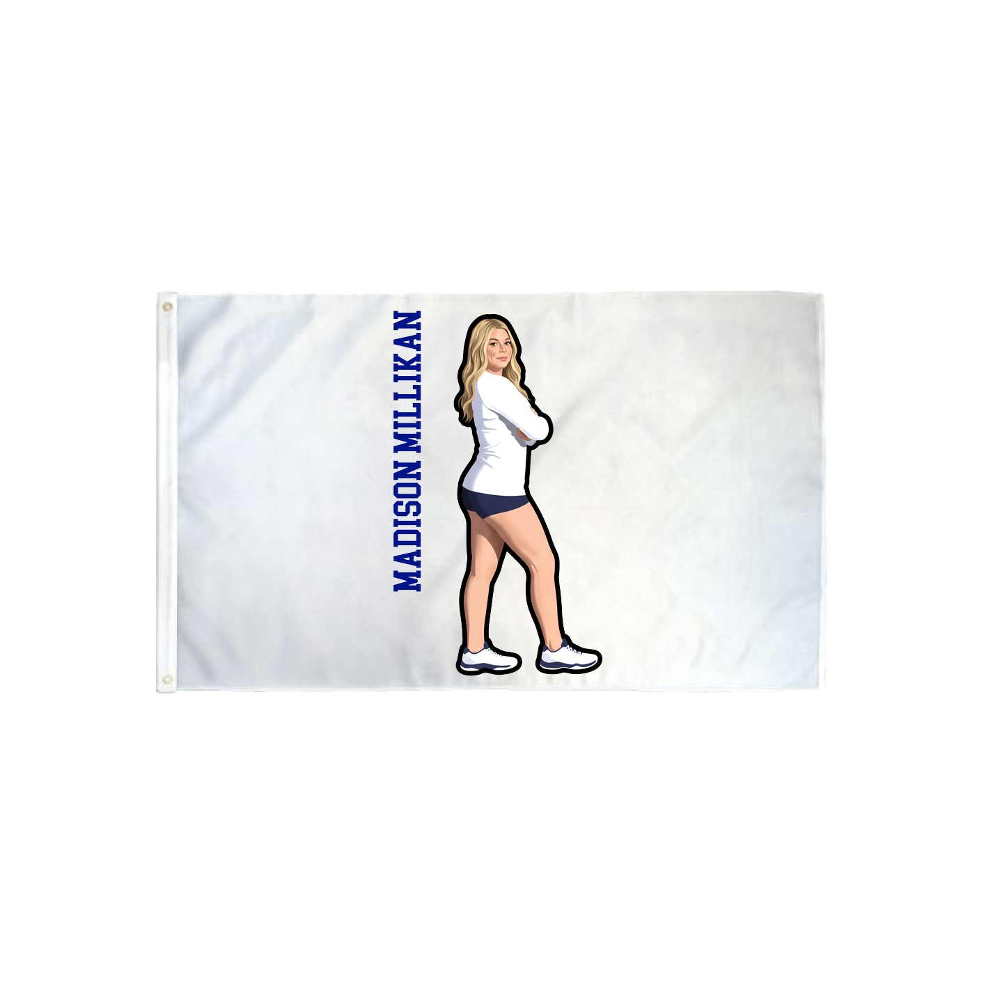 3x5 Flag — Name Vertical in Classic