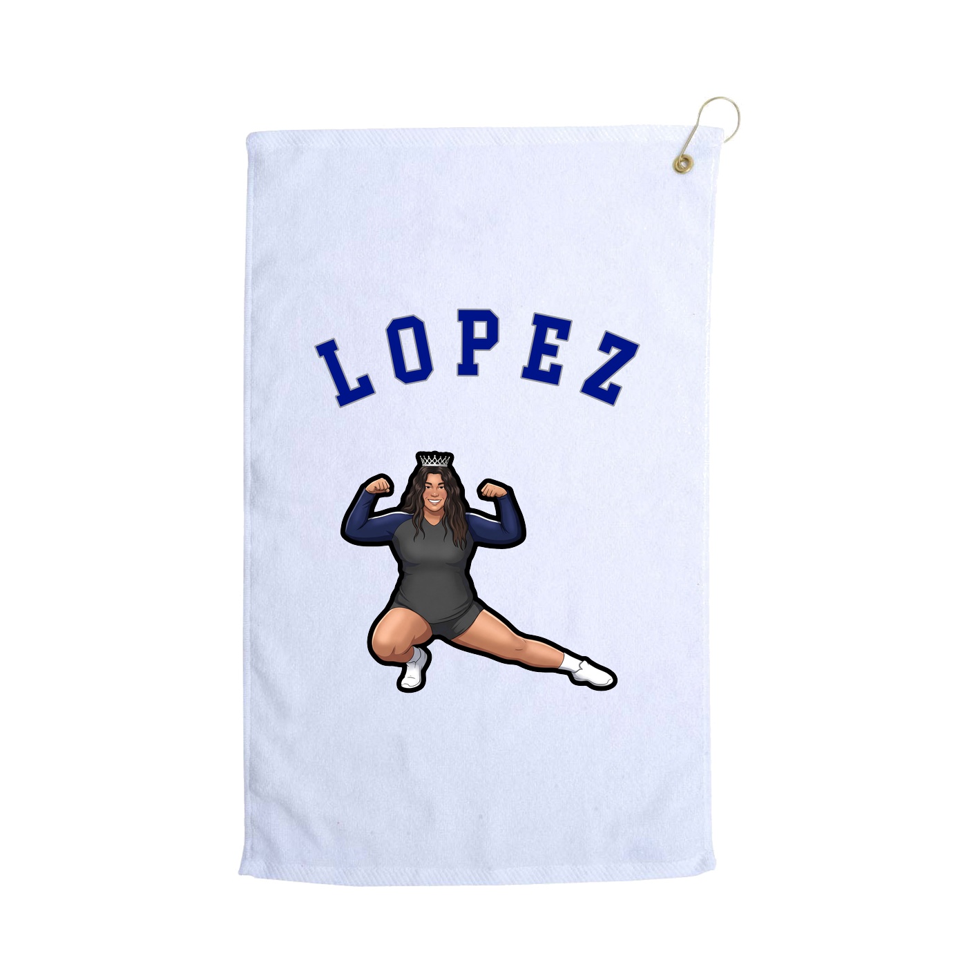 Golf Towel — Shirsey Arch in White