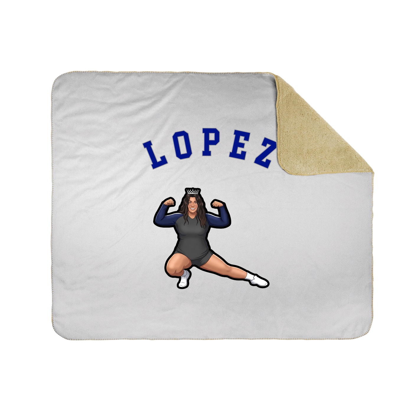 Throw Blanket — Shirsey Arch in White