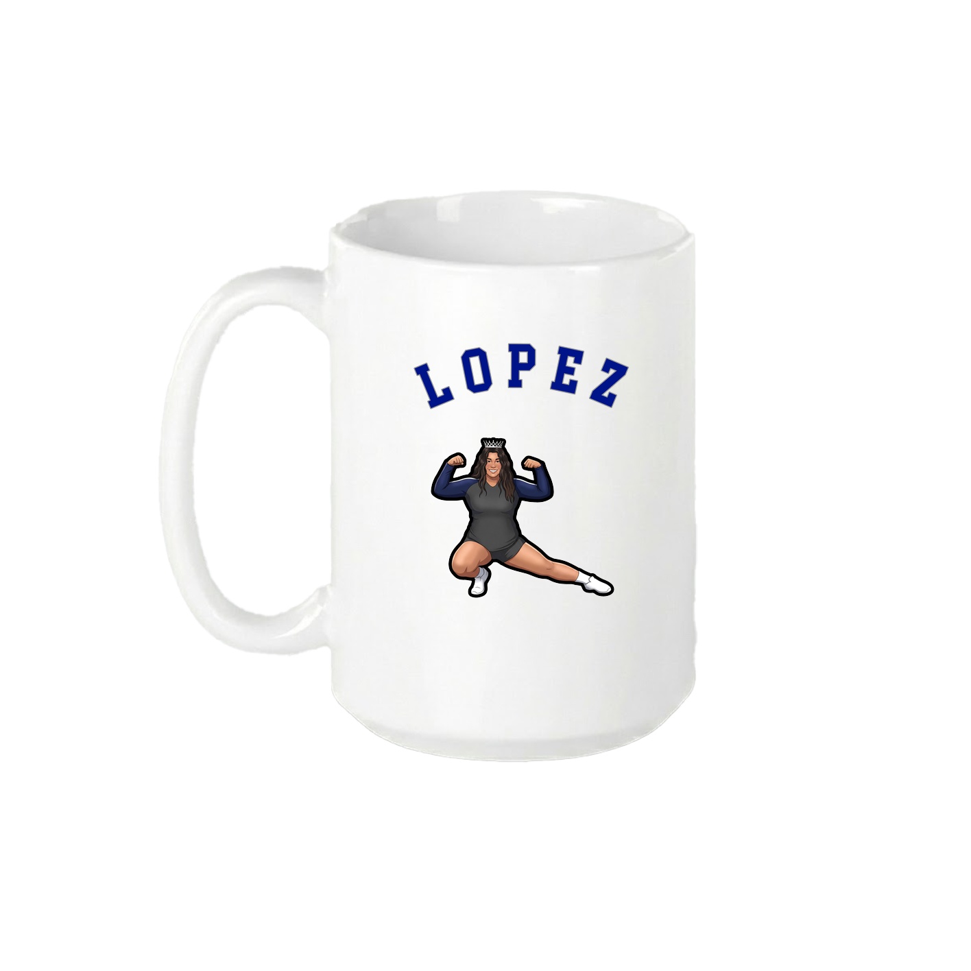 15oz Coffee Mug — Shirsey Arch in White