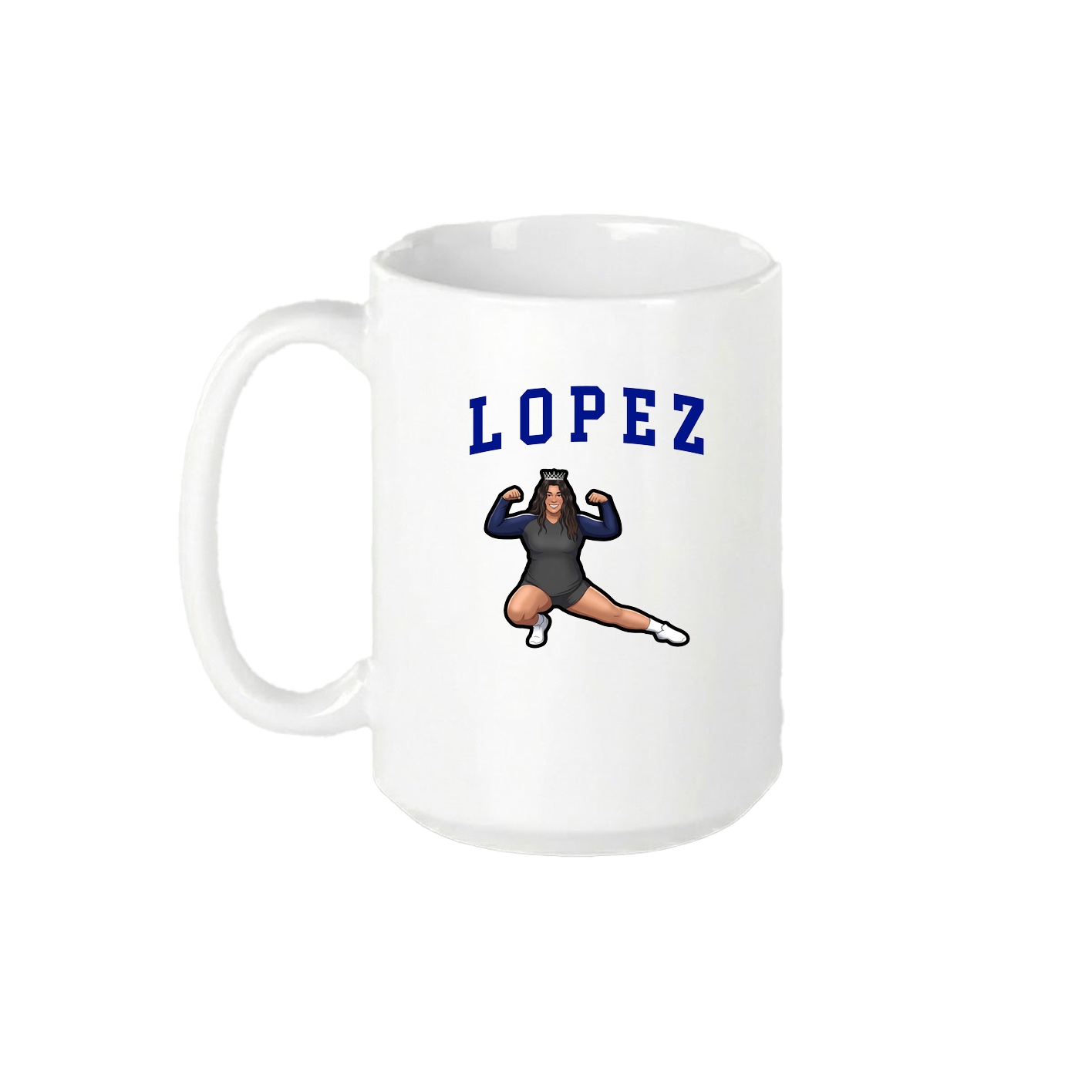 15oz Coffee Mug — Shirsey in White
