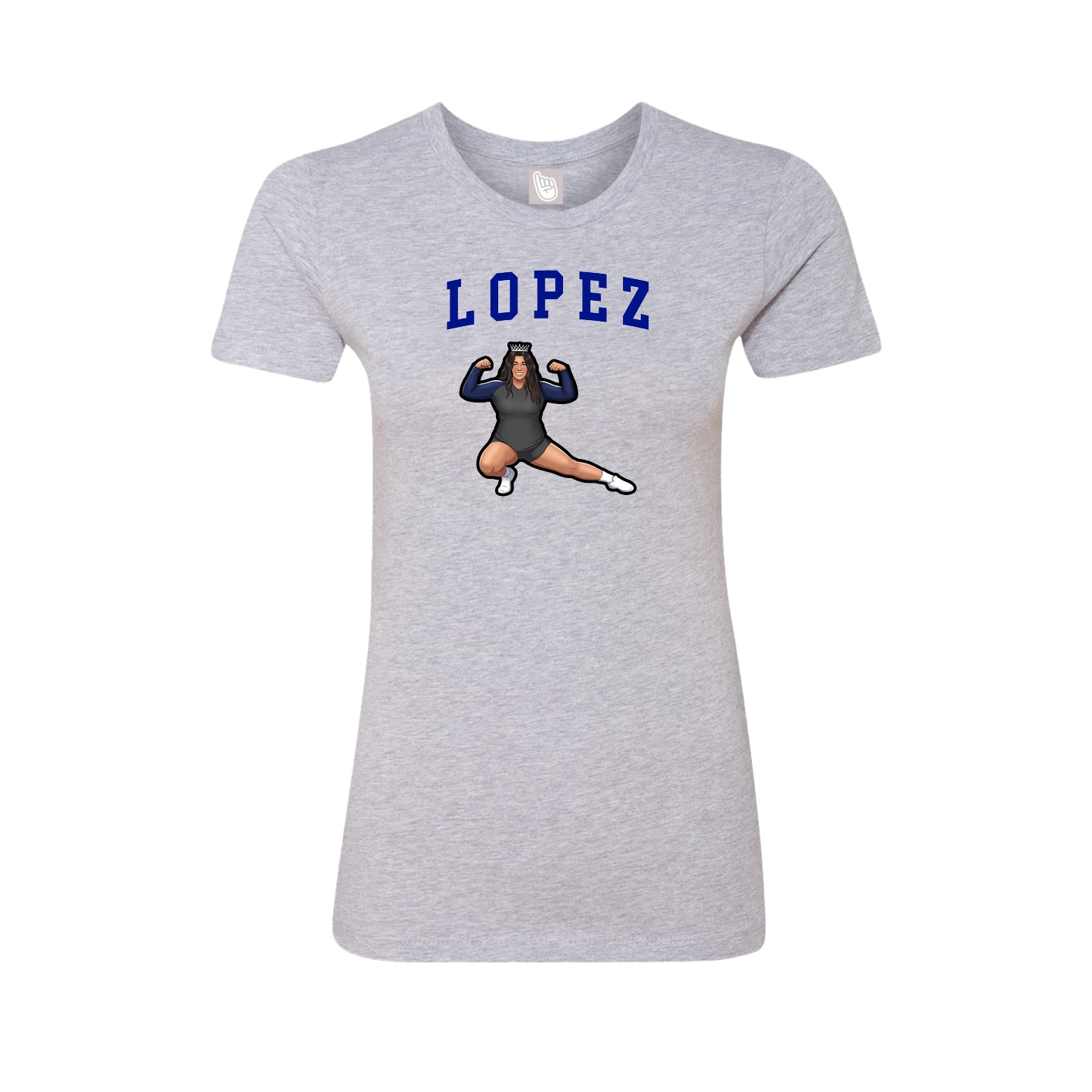 Fitted Women's Tee — Shirsey in Grey
