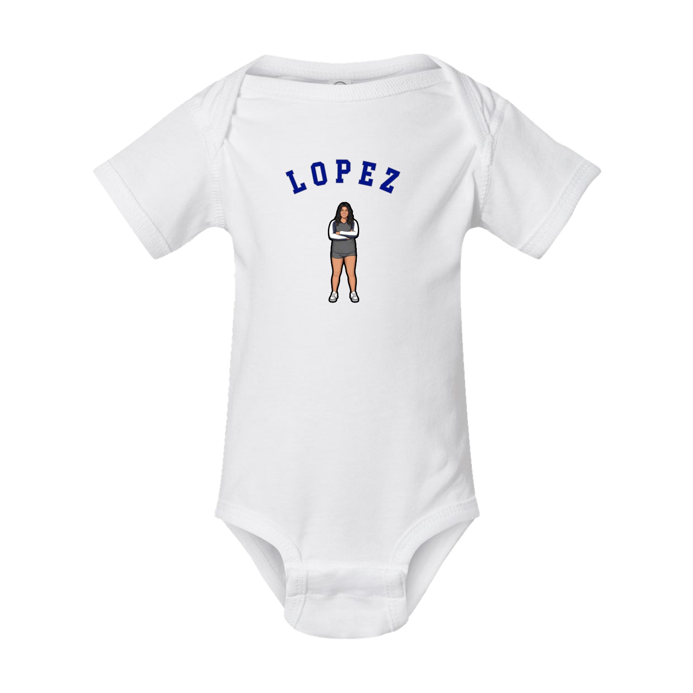 Baby Onesie — Shirsey Arch in White